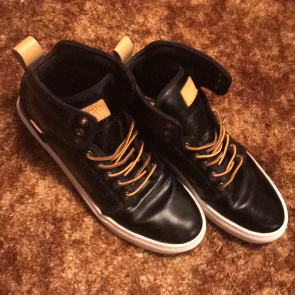 vans off the wall leather